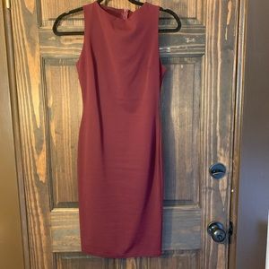 Maroon cocktail dress